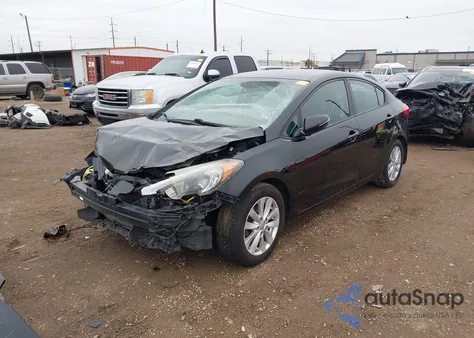 2016 Kia Forte Lx из США, поврежденный, VIN KNAFX4A63G5596439